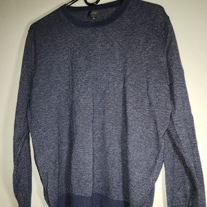 J. Crew Womens Cashmere blend long sleeve blue sweater Size Large
